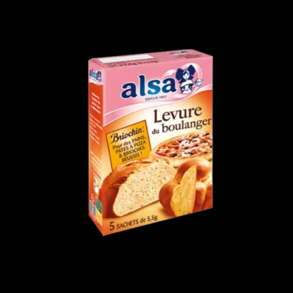 Levure du boulanger briochin 27,5g Alsa  Farines, sucres et aides à la pâtisserie