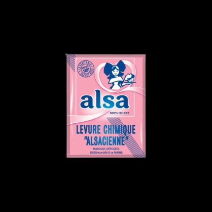 Levure chimique 8 sachets 88g Alsa  Farines, sucres et aides à la pâtisserie