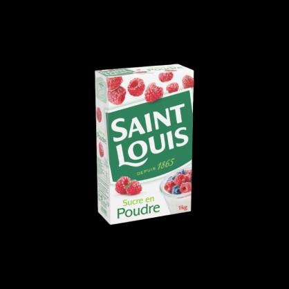 Sucre en poudre 1kg St Louis  Farines, sucres et aides à la pâtisserie
