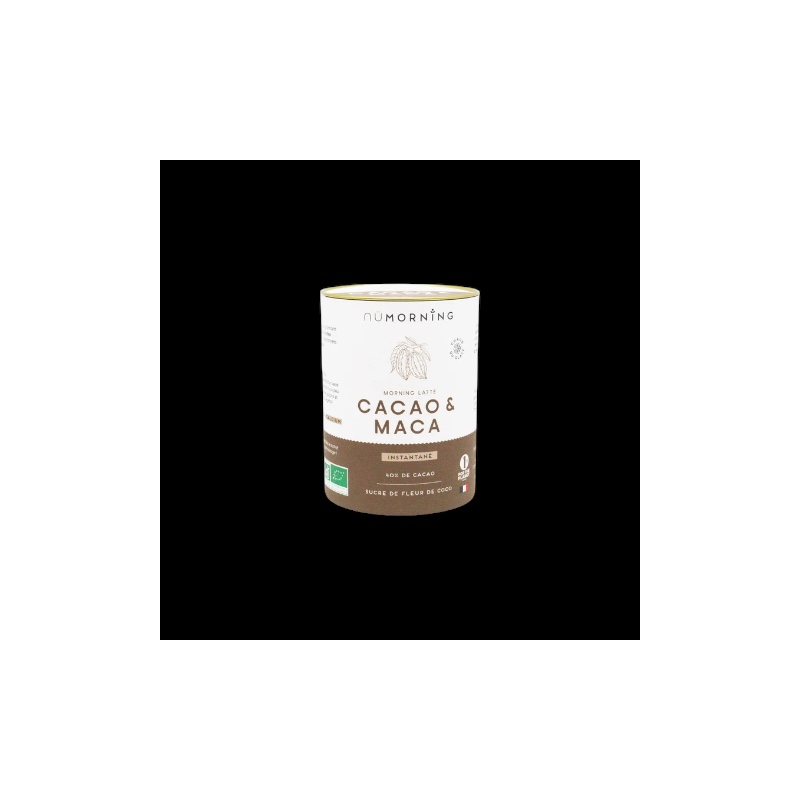 Cacao et maca bio 100g Nü Morning  Accueil