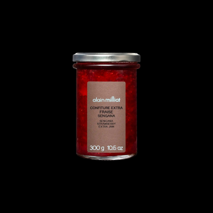 Confiture extra fraise bio 300g Alain Milliat  Confitures