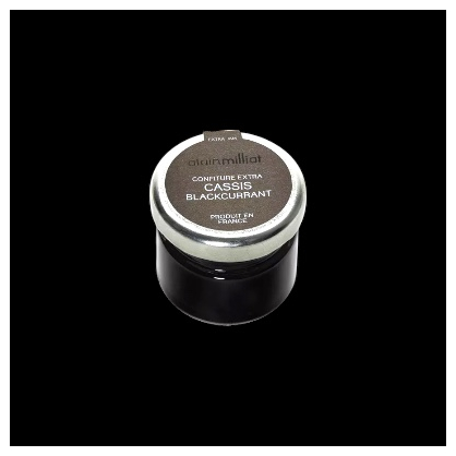 Mini confiture cassis 28g Alain Milliat  Confitures