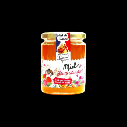 Miel de fleurs sauvages 375g Lucien Georgelin  Miels