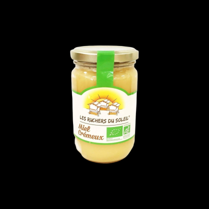 Miel crémeux 375g Les Ruchers du Soleil  Miels