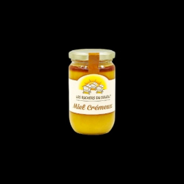 Miel de fleurs crémeux bio 375g Les Ruchers du Soleil  Miels