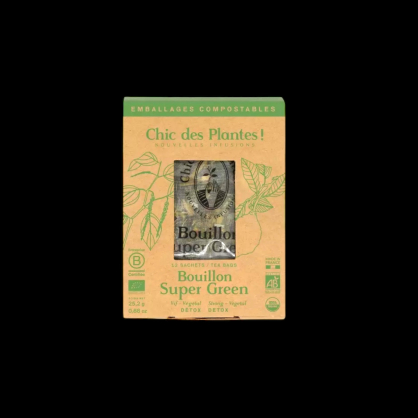 Bouillon bio super green 12x25,2g Chic des Plantes  Bouillons