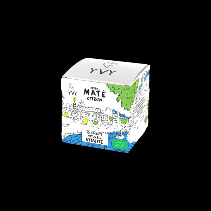 Maté citron bio 15 sachets Yvy Maté  Maté