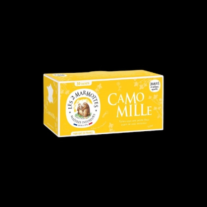 Infusion camomille 30 sachets Les 2 Marmottes  Infusions et tisane