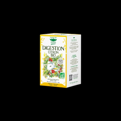 Tisane digestion citron bio sachets 20x36g Provence d’Antan  Infusions et tisane
