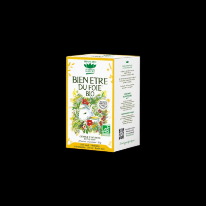 Tisane bien-être du foie bio sachets 20x32g Provence d’Antan  Infusions et tisane