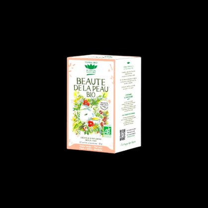 Tisane beauté de la peau bio sachets 20x32g Provence d’Antan  Infusions et tisane