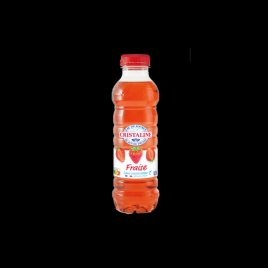 Eau aromatisée jus de fraise 50cl Cristaline  Eaux aromatisées