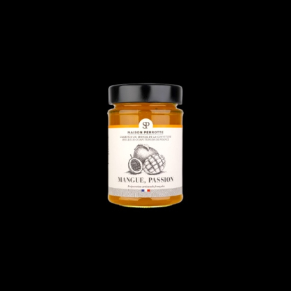 Confiture mangue passion 220g Maison Perrotte  Confitures