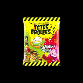 Barre de rire 200g Têtes Brûlées  Bonbon piquant