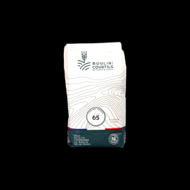 Farine de blé farine crème T65 1kg Moulin des Courtils  Farines, sucres et aides à la pâtisserie