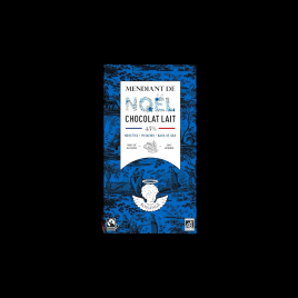 Chocolat lait 45% mendiant noël 80g Maison Bonange  Tablettes de chocolat