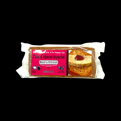 Pain d’épices à toaster figues noix 90g Mulot et Petit Jean  Pain d’épices