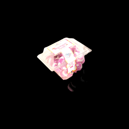 Meringue twist vanille fraise 60g Biscuiterie Fine de France  Meringue