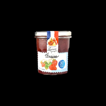 Confiture gourmande légère fraise 320g Lucien Georgelin  Confitures