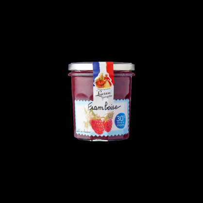 Confiture gourmande légère framboise 320g Lucien Georgelin  Confitures