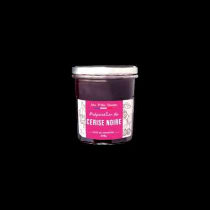 Préparation cerises noires 320g Mes P’tites Recettes  Confitures