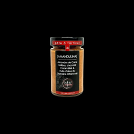 Pâte à tartiner amandulina huile d’olive amande 220g O Ma Gourmandises  Pâtes à tartiner