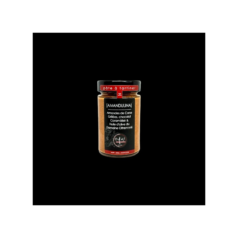 Pâte à tartiner amandulina huile d’olive amande 220g O Ma Gourmandises  Pâtes à tartiner
