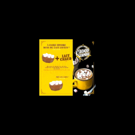 Choco surprise lait guimauve 30g Le Comptoire de Mathilde  Préparation chocolat chaud