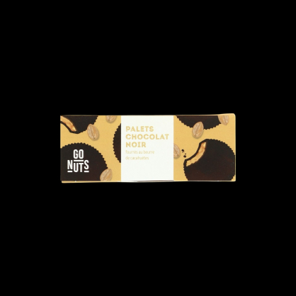 Palets chocolat noir 34g Go Nuts  Bonbons chocolat