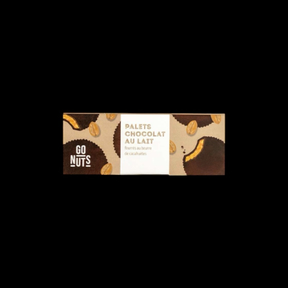 Palets chocolat lait 34g Go Nuts  Bonbons chocolat