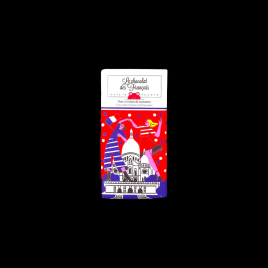 Tablette noir éclats noisette 30g Le Chocolat des Français  Tablettes de chocolat