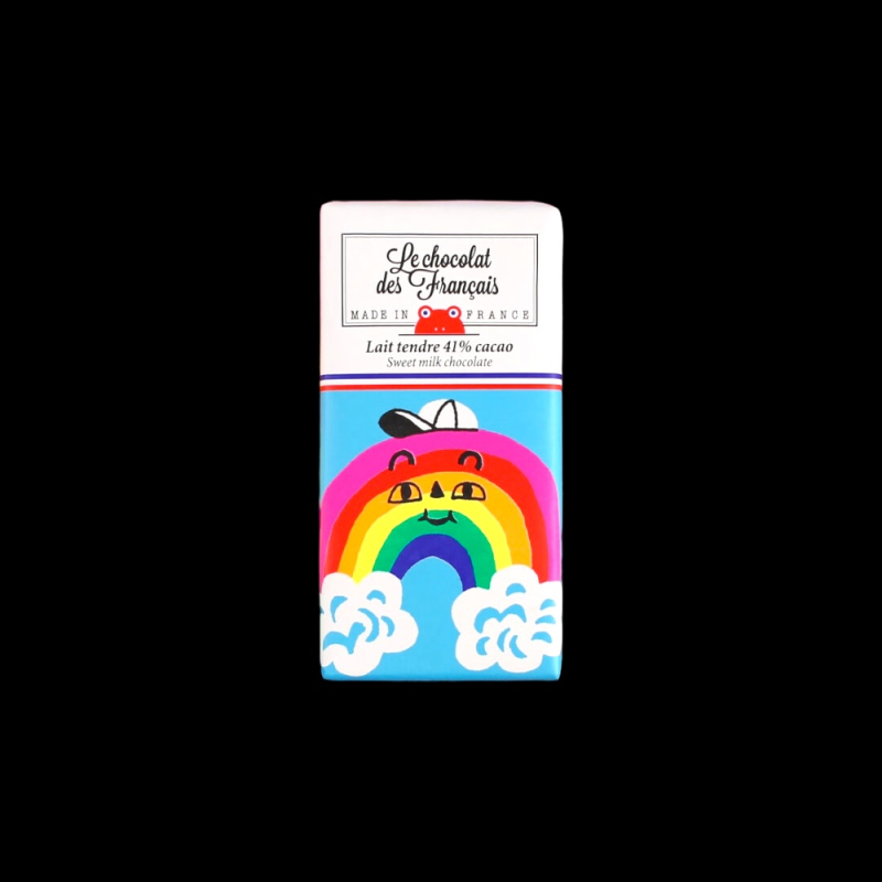 Mini tablette lait tendre 41% 30g Le Chocolat des Français  Tablettes de chocolat