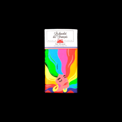 Mini tablette noir 71% 30g Le Chocolat des Français  Tablettes de chocolat