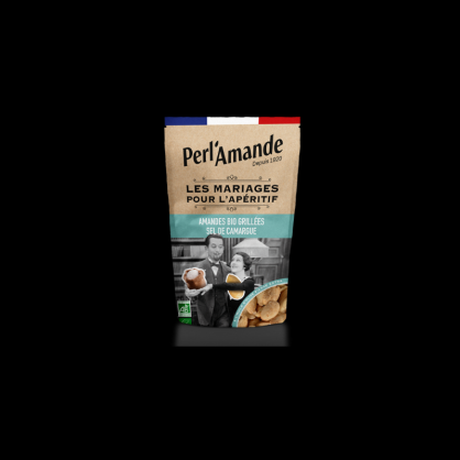 Amandes apéritif sel de Camargue 100g Perlamande  Fruits secs
