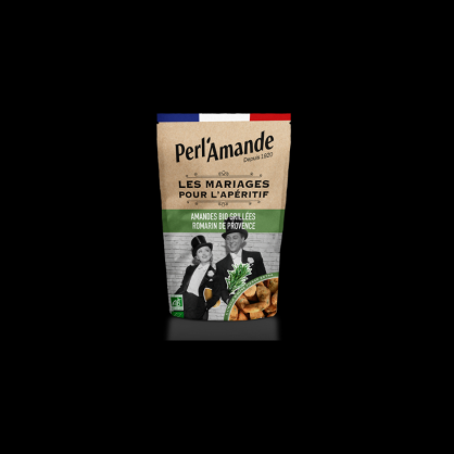 Amandes apéritif romarin 100g Perlamande  Fruits secs