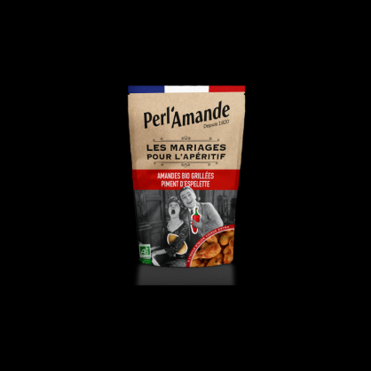 Amandes apéritif piment d’Espelette 100g Perlamande  Fruits secs