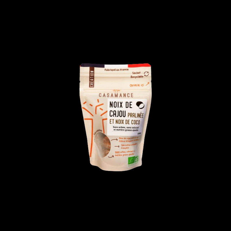 Noix de cajou pralinée coco 100g Casamance  Fruits secs