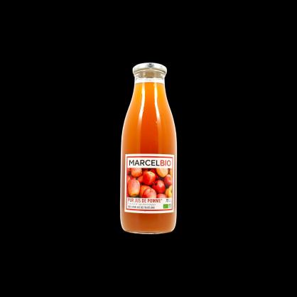 Jus de pomme bio 75cl Marcel Bio  Jus de fruits