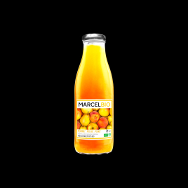 Jus de pomme pêche poire 75cl Marcel Bio  Jus de fruits