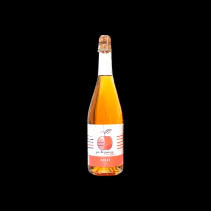 Jus de pomme pétillant 75cl Cidrerie Sorre  Les boissons sans alcool