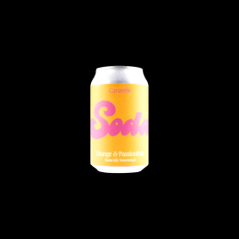 Orange et fruit de la passion canette 33cl Caravelle  Limonades, limes et tonics