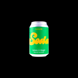 Lemon & ginger canette 33cl Caravelle  Limonades, limes et tonics