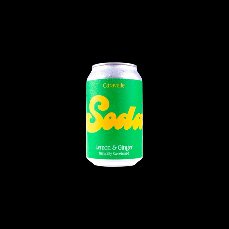 Lemon & ginger canette 33cl Caravelle  Limonades, limes et tonics