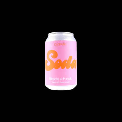 Hibiscus pomelos canette 33cl Caravelle  Limonades, limes et tonics