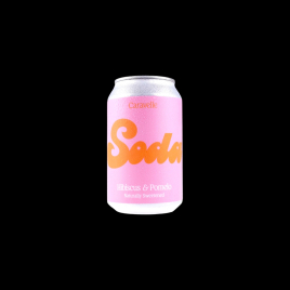 Hibiscus pomelos canette 33cl Caravelle  Limonades, limes et tonics