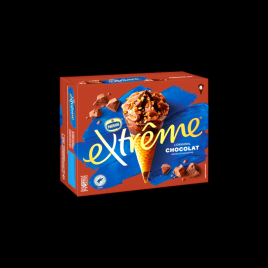 Extrême cones chocolat 6x720ml Nestlé  Crème glacée