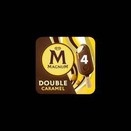 Bâtonnet deluxe caramel 4x85ml Magnum  Crème glacée