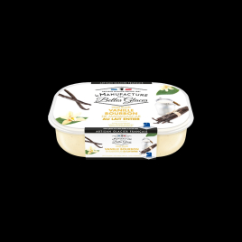 Crème glacée vanille de Madagascar 487g La Manufacture des Belles Glaces  Crème glacée
