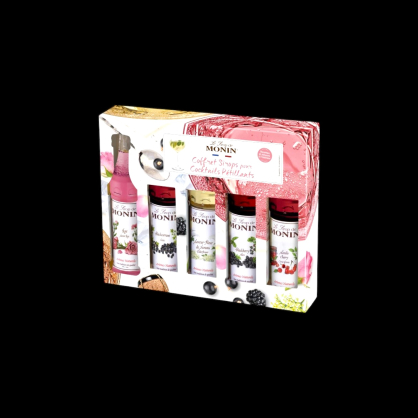 Coffret sirop pour cocktails pétillants 5x5cl Monin  Sirops