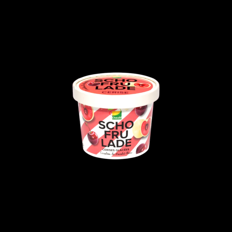 Cerise chocolat blanc 130g Schofrulade  Fruits au chocolat